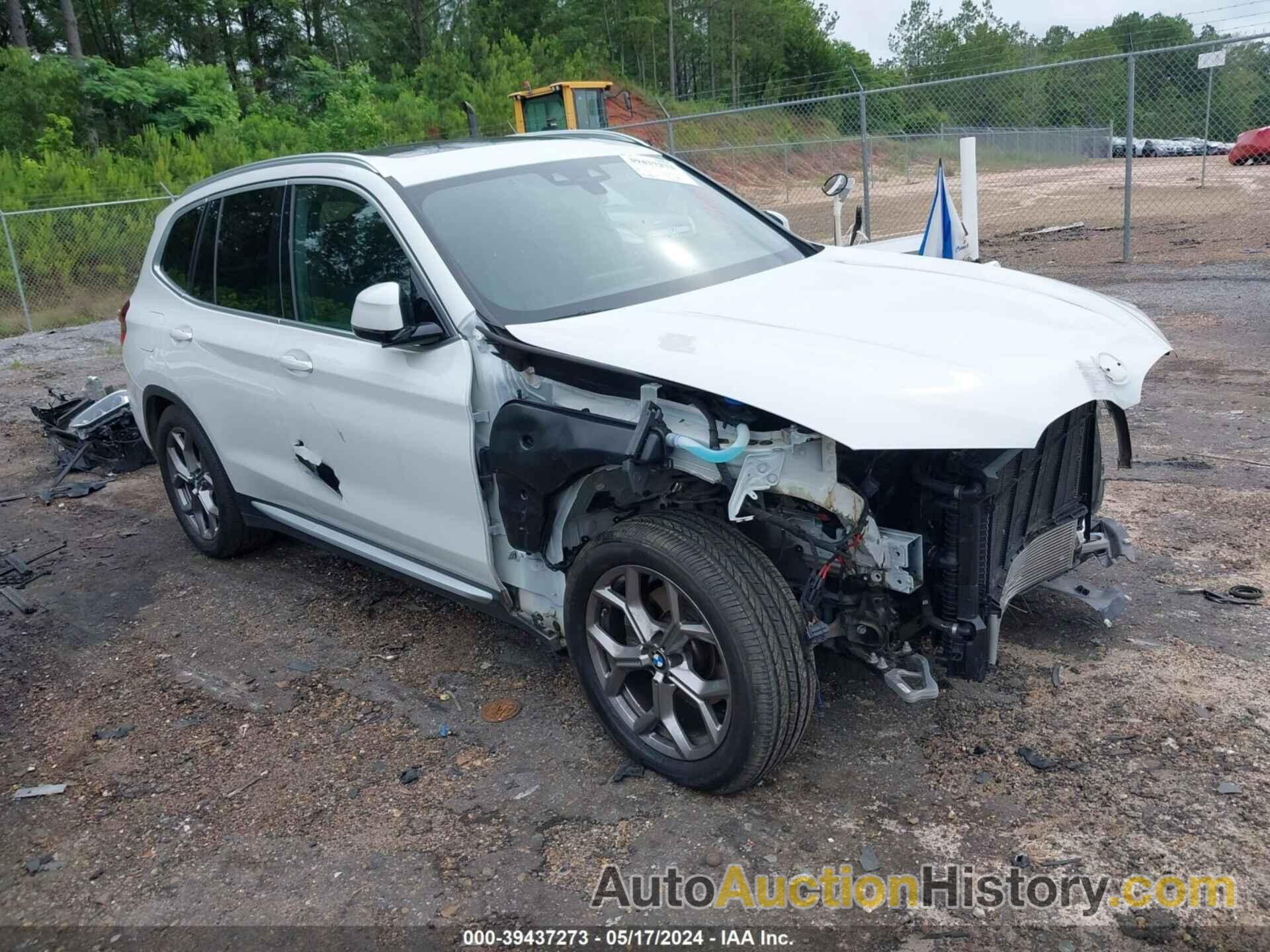 BMW X3 XDRIVE30I, 5UXTY5C07M9D71531