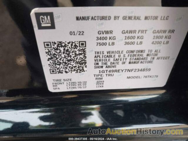 GMC SIERRA 2500HD 4WD  STANDARD BED DENALI, 1GT49REY7NF234859