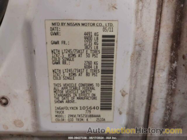 NISSAN NV 2500/3500, 1N6AF0LYXCN105640