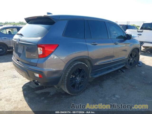 HONDA PASSPORT SPORT, 5FNYF7H22KB006323