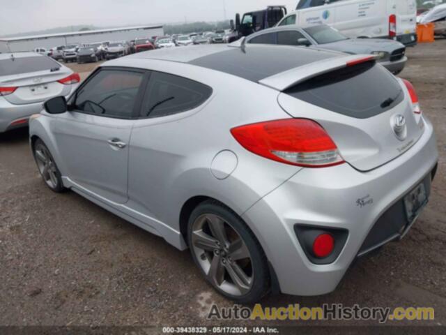 HYUNDAI VELOSTER TURBO W/BLUE, KMHTC6AE2DU171974