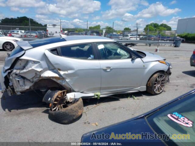 HYUNDAI VELOSTER TURBO W/BLACK, KMHTC6AE5DU112790