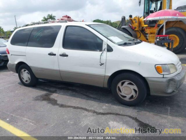 TOYOTA SIENNA LE/XLE, 4T3ZF13C72U450275