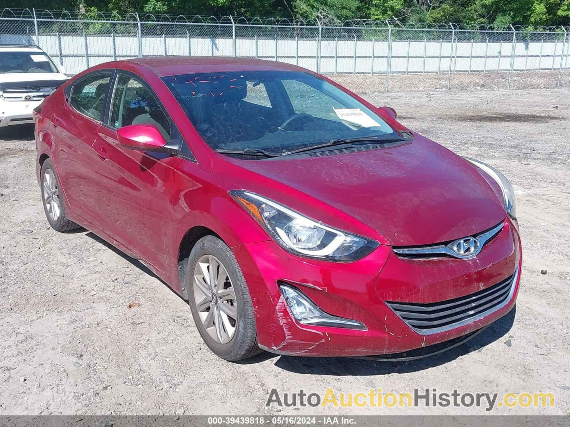 HYUNDAI ELANTRA SE/SPORT/LIMITED, 5NPDH4AE3GH655293