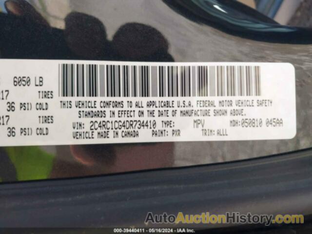 CHRYSLER TOWN & COUNTRY TOURING-L, 2C4RC1CG4DR734410