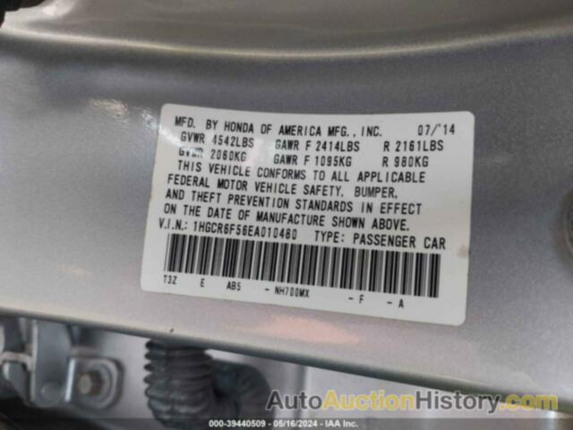 HONDA ACCORD HYBRID HYBRID EXL, 1HGCR6F56EA010480