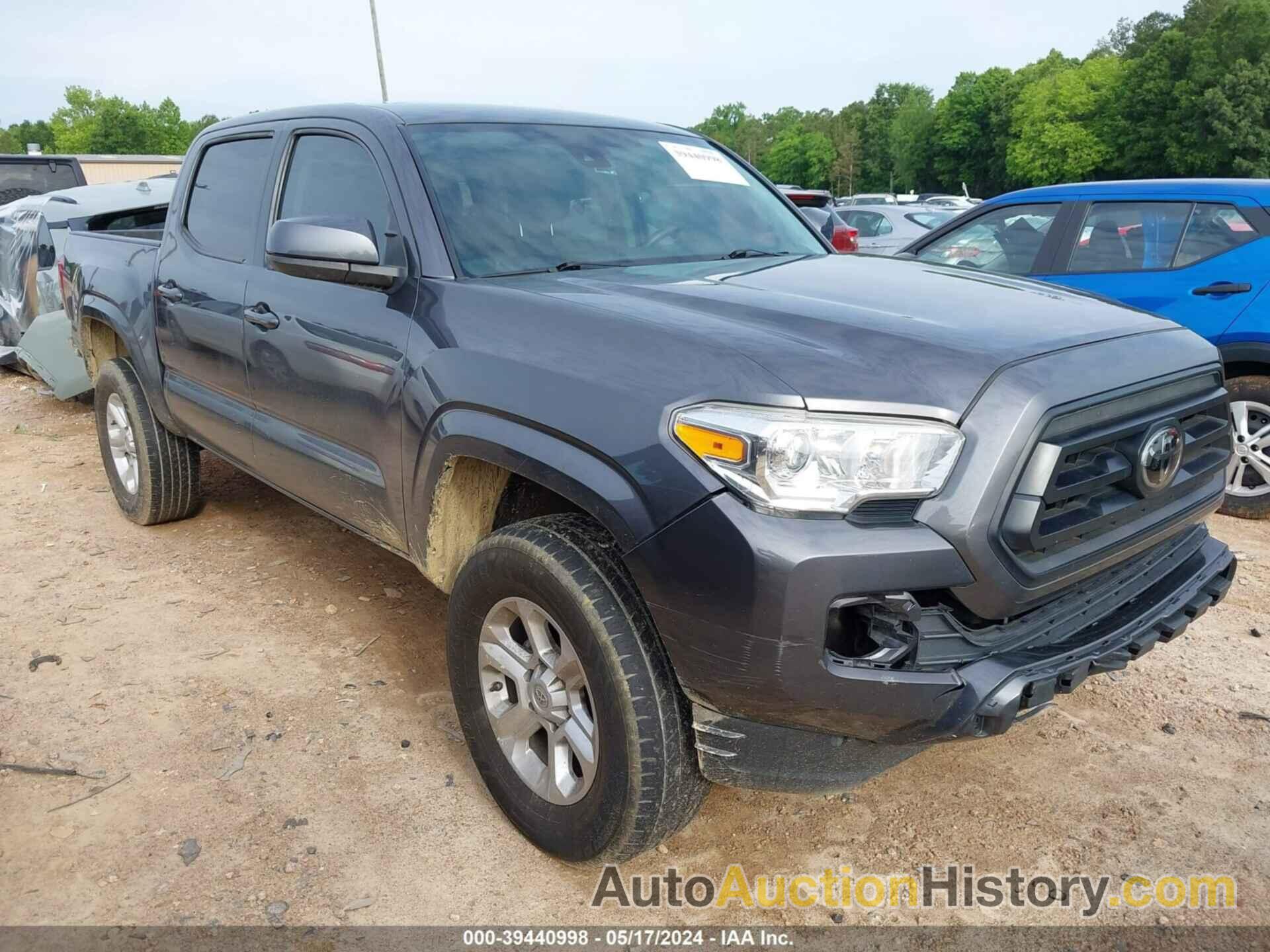 TOYOTA TACOMA DOUBLE CAB/SR/SR5, 3TYAX5GNXNT034471