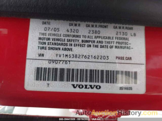 VOLVO S40 2.4I, YV1MS382762162203