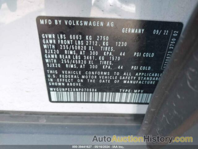 VOLKSWAGEN ID.4 PRO, 1V2CMPE82PC010366