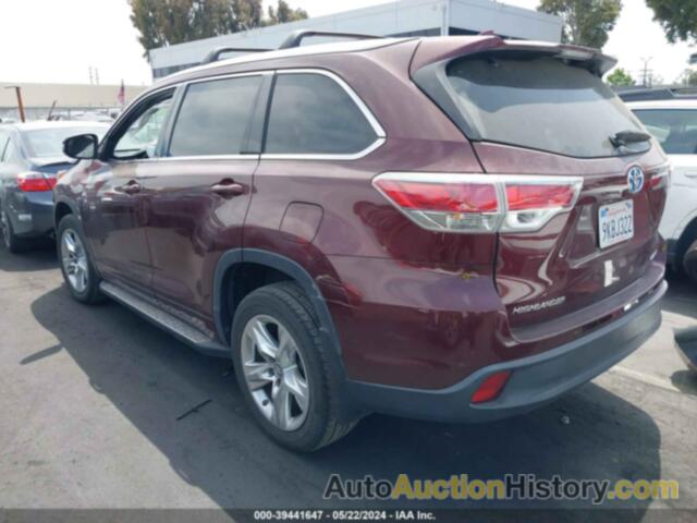 TOYOTA HIGHLANDER HYBRID LIMITED, 5TDDCRFH3GS020292