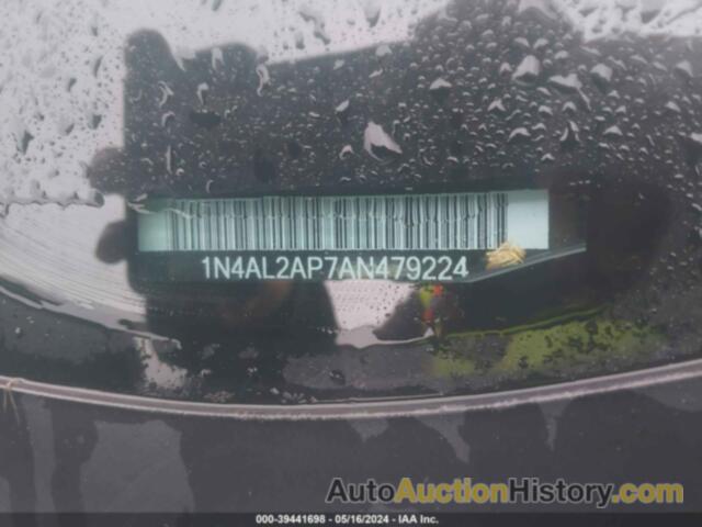 NISSAN ALTIMA S, 1N4AL2AP7AN479224