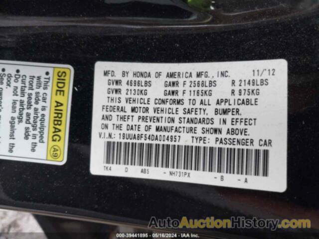 ACURA TL 3.5, 19UUA8F54DA004957