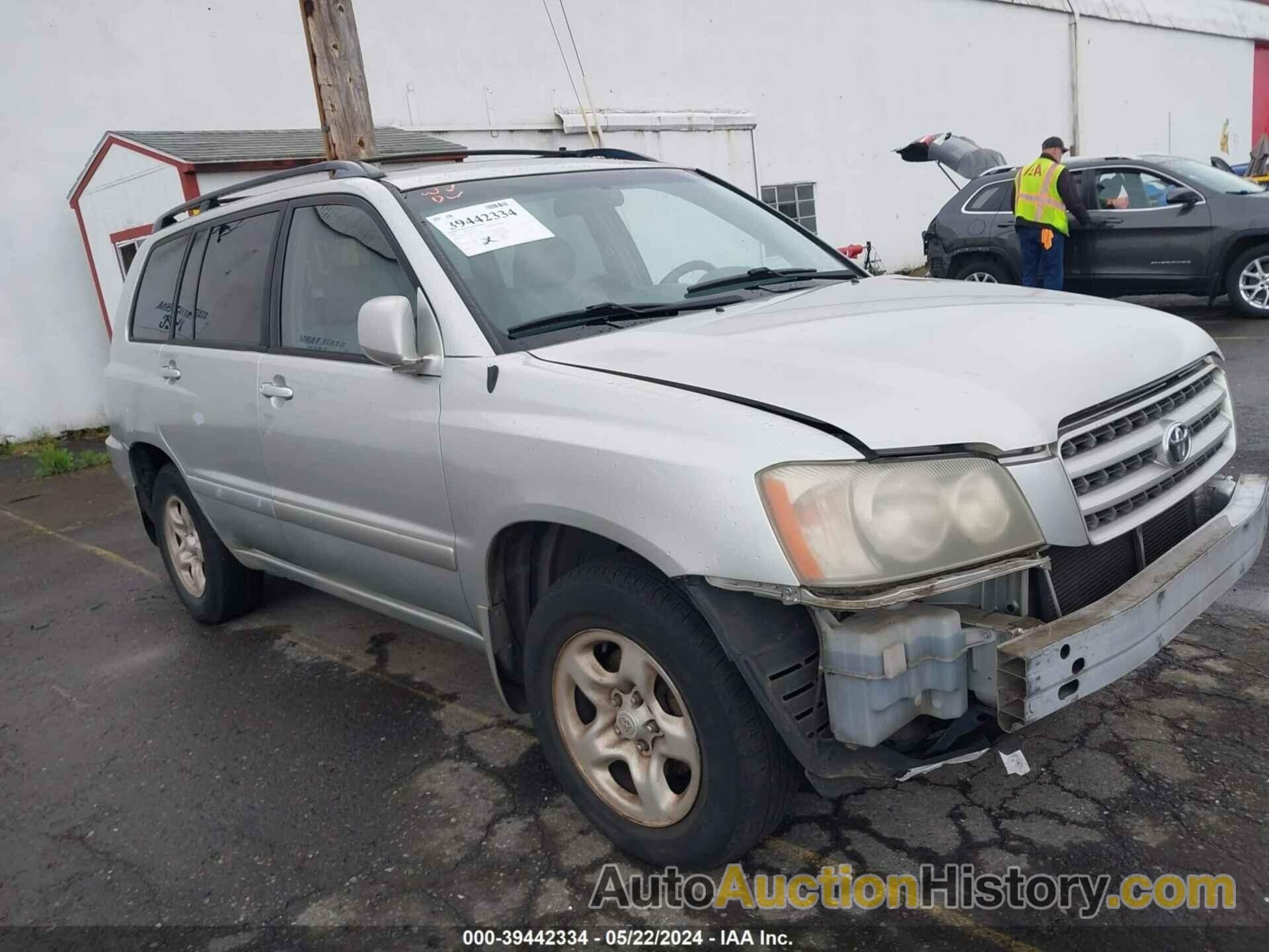 TOYOTA HIGHLANDER, JTEGD21AX30066125