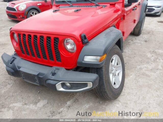 JEEP GLADIATOR SPORT, 1C6HJTAG7PL527269