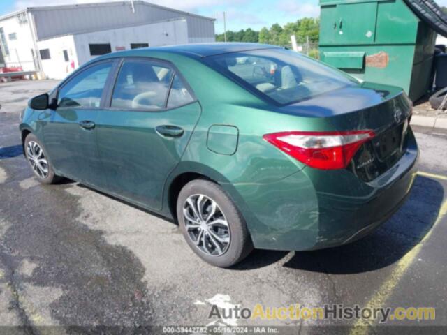 TOYOTA COROLLA LE, 2T1BURHE6FC291409