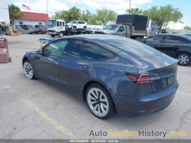 TESLA MODEL 3 REAR-WHEEL DRIVE, 5YJ3E1EA0PF431844