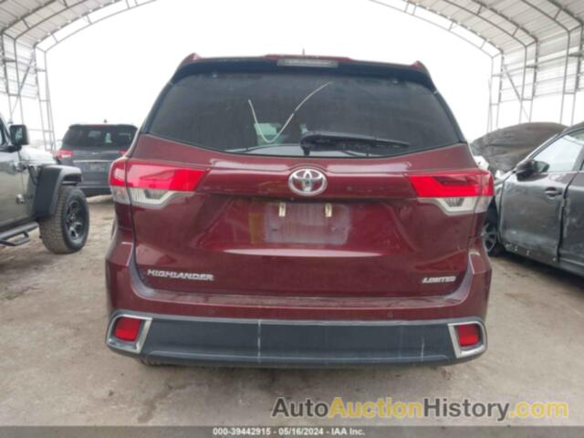 TOYOTA HIGHLANDER LIMITED, 5TDYZRFH1JS253918