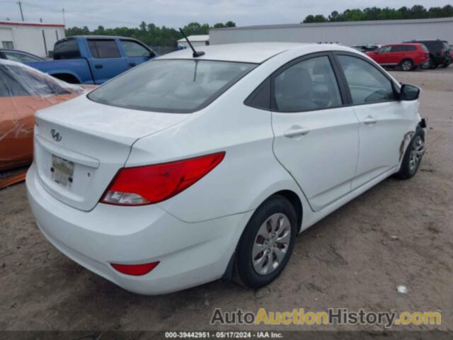 HYUNDAI ACCENT SE, KMHCT4AE0GU972170