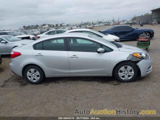 KIA FORTE LX, KNAFK4A68G5613444