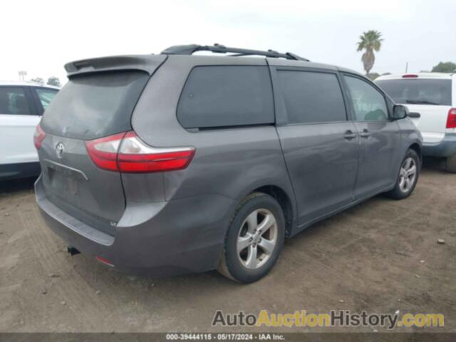 TOYOTA SIENNA LE 8 PASSENGER, 5TDKK3DC9FS686635