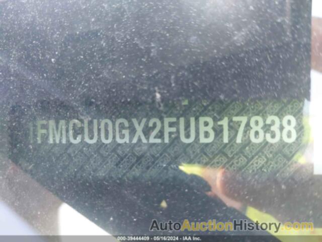 FORD ESCAPE SE, 1FMCU0GX2FUB17838