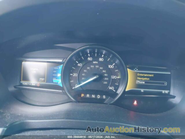 FORD EXPLORER XLT, 1FM5K7D85HGE11059