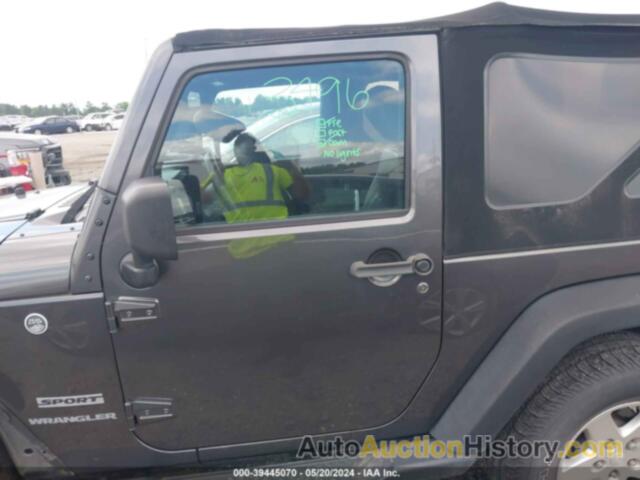 JEEP WRANGLER SPORT, 1C4AJWAG5GL314011