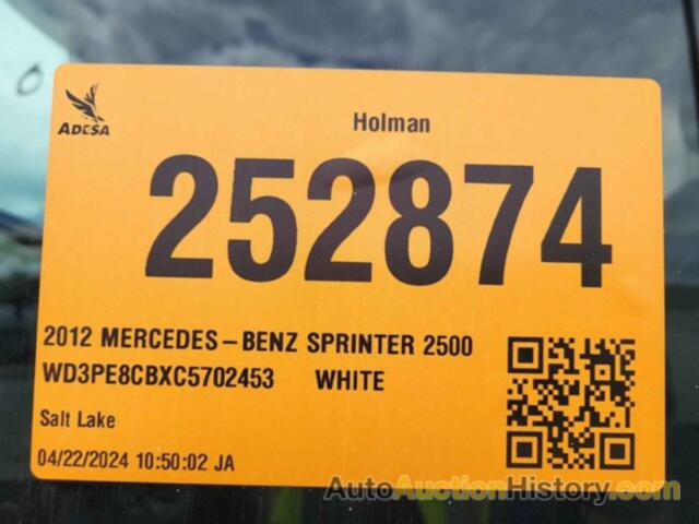 MERCEDES-BENZ SPRINTER 2500 HIGH ROOF, WD3PE8CBXC5702453