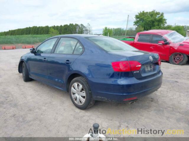 VOLKSWAGEN JETTA 2.5L SE, 3VWDP7AJ8CM461930