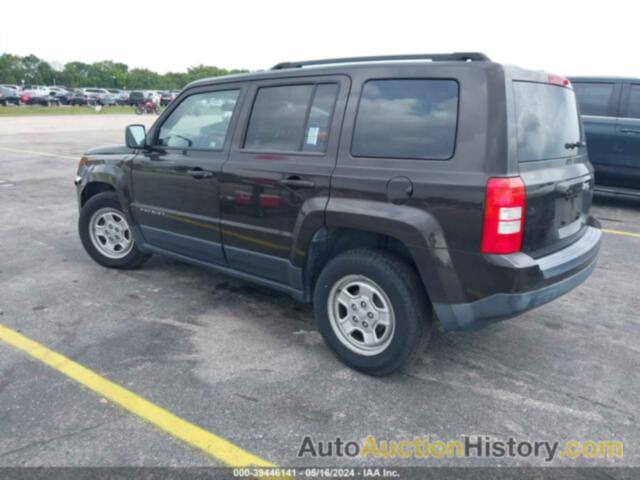 JEEP PATRIOT SPORT, 1C4NJPBB7ED794182