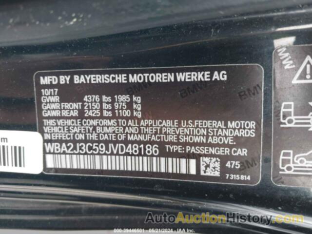 BMW 230XI, WBA2J3C59JVD48186