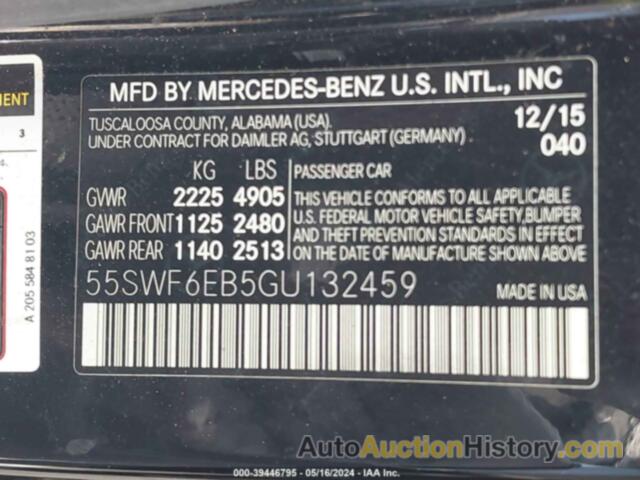 MERCEDES-BENZ C 450 4MATIC AMG, 55SWF6EB5GU132459