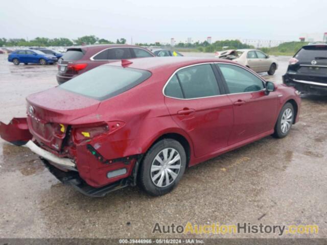 TOYOTA CAMRY HYBRID LE, 4T1B31HK7KU516780