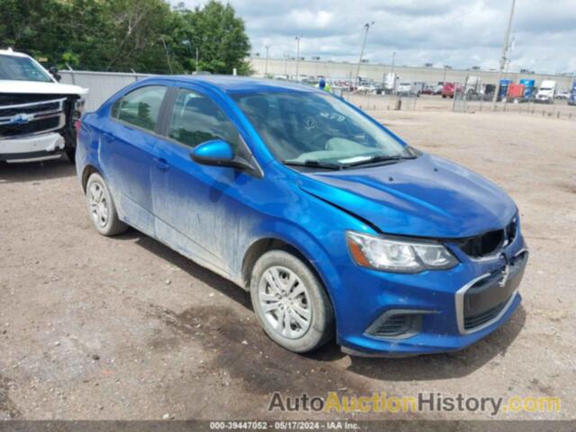 CHEVROLET SONIC LS AUTO, 1G1JB5SH3H4139440