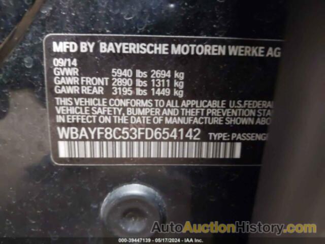 BMW 750LI XDRIVE, WBAYF8C53FD654142