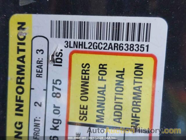 LINCOLN MKZ, 3LNHL2GC2AR638351