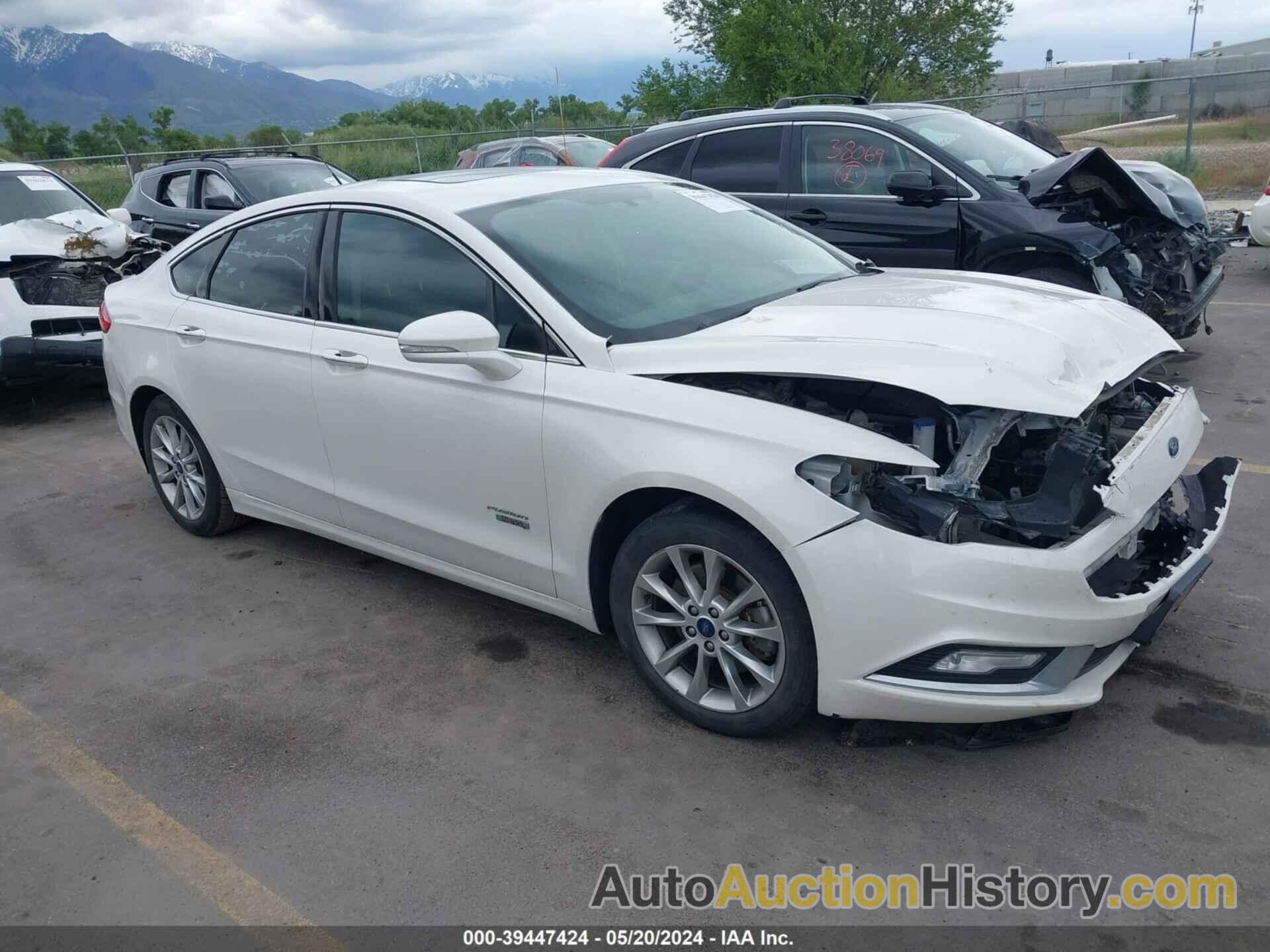 FORD FUSION SE PHEV, 3FA6P0PU2HR129602