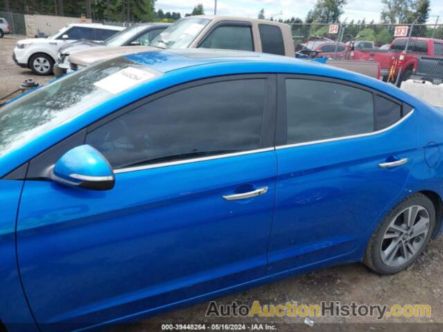 HYUNDAI ELANTRA LIMITED, KMHD84LF9HU127458