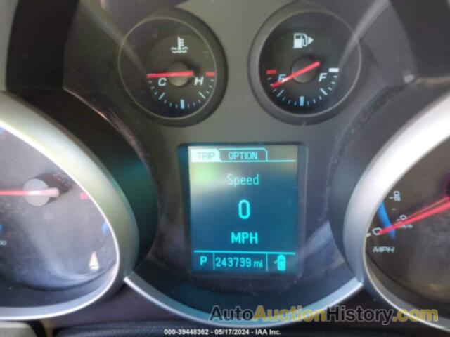 CHEVROLET CRUZE 2LT AUTO, 1G1PE5SB6F7190889