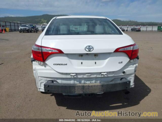 TOYOTA COROLLA LE PLUS, 5YFBURHE6EP112316