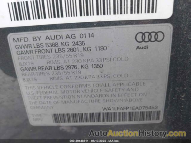 AUDI Q5 PREMIUM PLUS, WA1LFAFP1EA075453