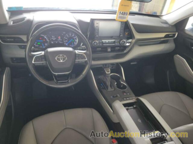 TOYOTA HIGHLANDER HYBRID XLE, 5TDHARAH6MS509120