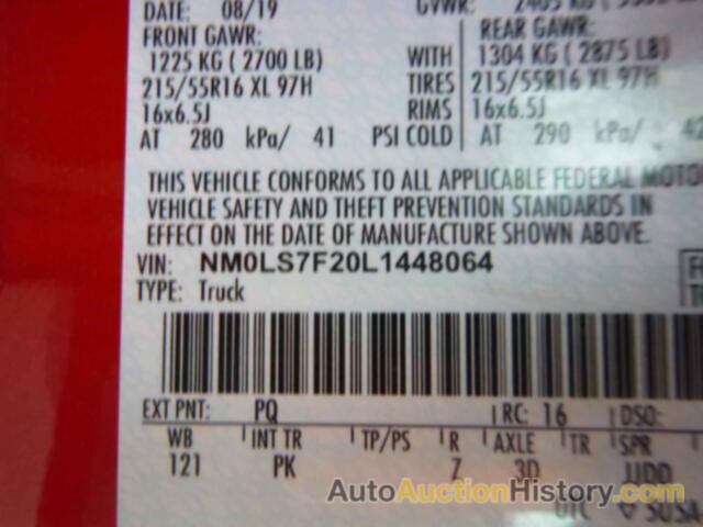 FORD TRANSIT CONNECT XLT, NM0LS7F20L1448064