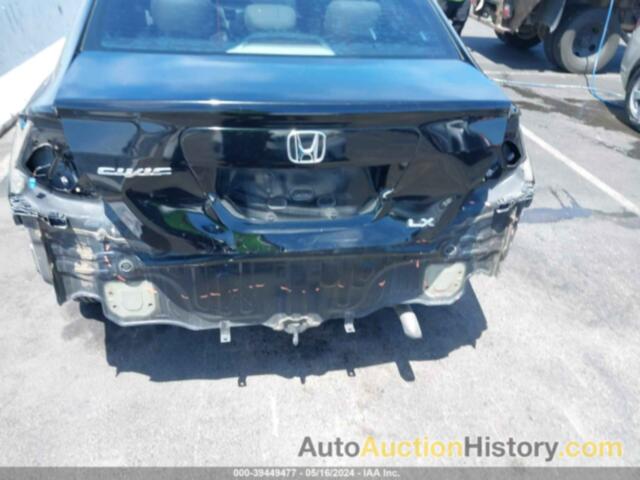 HONDA CIVIC LX, 2HGFB2F51CH609408