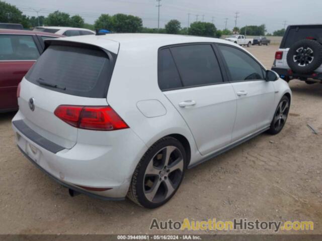 VOLKSWAGEN GOLF GTI AUTOBAHN W/PERFORMANCE PACKAGE 4-DOOR, 3VW447AU6GM021309