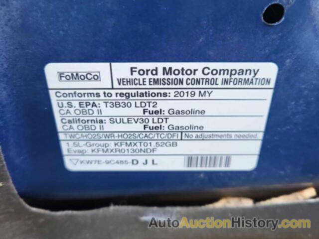 FORD ESCAPE SEL, 1FMCU9HD0KUC07878