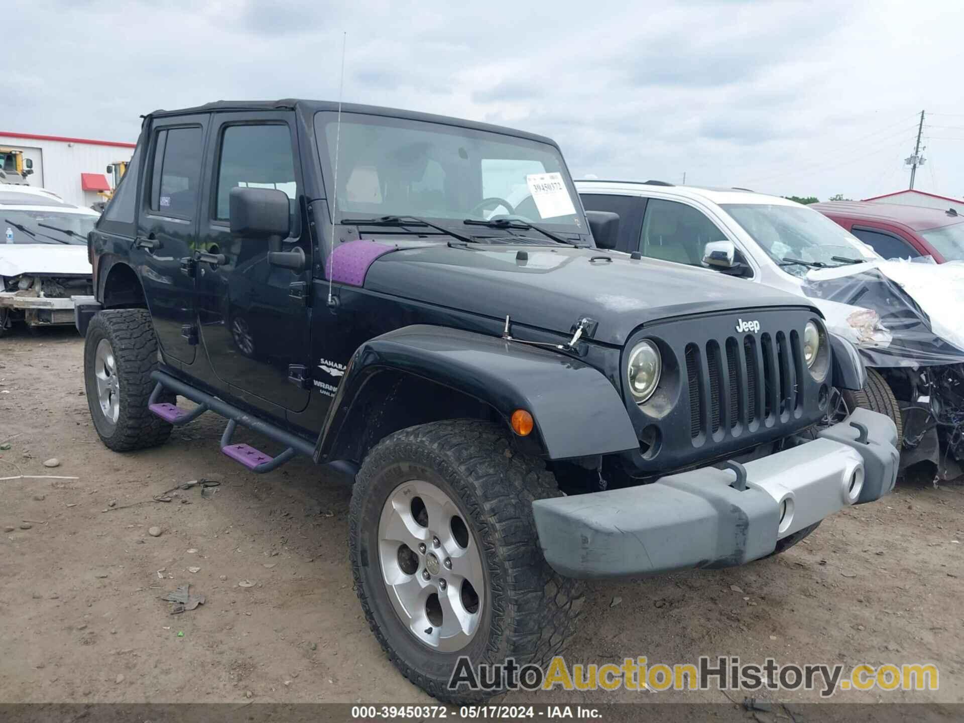 JEEP WRANGLER SAHARA, 1J8GA59107L168159