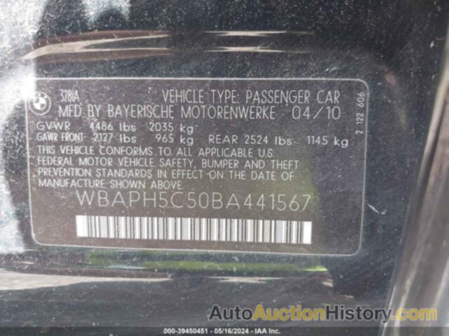 BMW 328I, WBAPH5C50BA441567