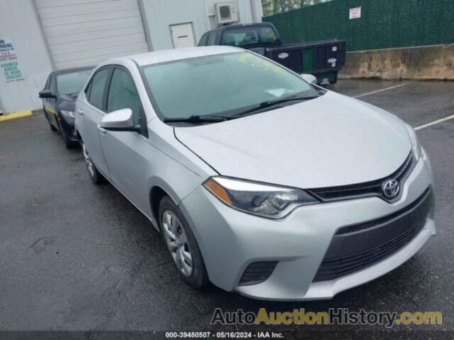 TOYOTA COROLLA LE, 2T1BURHE2GC658002