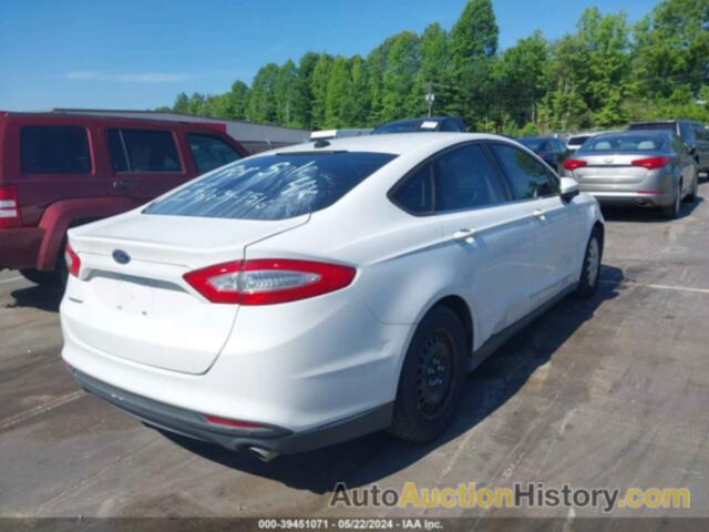 FORD FUSION S, 3FA6P0G76DR283122